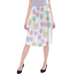 Hearts Midi Beach Skirt by Lullaby