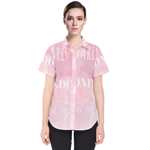 Paris Women s Short Sleeve Shirt by Lullaby