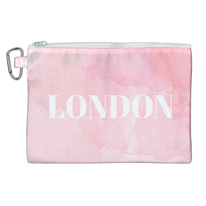 Paris Canvas Cosmetic Bag (XL)