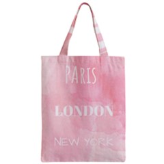 Paris Zipper Classic Tote Bag by Lullaby