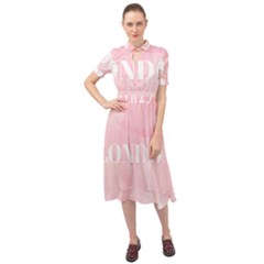 Paris Keyhole Neckline Chiffon Dress by Lullaby