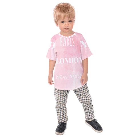 Paris Kids  Raglan Tee by Lullaby