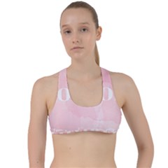 Paris Criss Cross Racerback Sports Bra by Lullaby