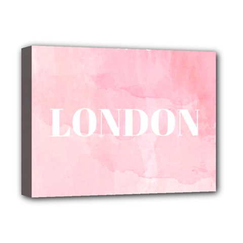 Paris, London, New York Deluxe Canvas 16  X 12  (stretched)  by Lullaby