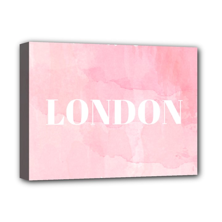 Paris, London, New York Deluxe Canvas 16  x 12  (Stretched) 