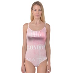 Paris, London, New York Camisole Leotard  by Lullaby