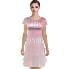 Paris, London, New York Cap Sleeve Nightdress