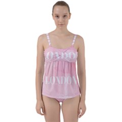 Paris, London, New York Twist Front Tankini Set