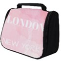 Paris, London, New York Full Print Travel Pouch (Big) View1