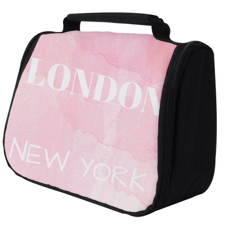 Paris, London, New York Full Print Travel Pouch (Big)