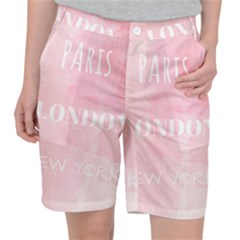 Paris, London, New York Pocket Shorts