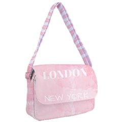 Paris, London, New York Courier Bag by Lullaby