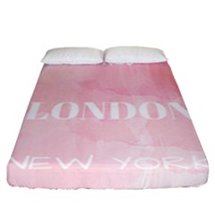 Paris, London, New York Fitted Sheet (california King Size)