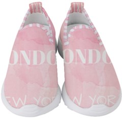 Paris, London, New York Kids  Slip On Sneakers by Lullaby