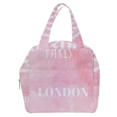 Paris, London, New York Boxy Hand Bag by Lullaby