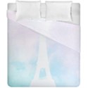 Pastel Eiffel s Tower, Paris Duvet Cover Double Side (California King Size) View2