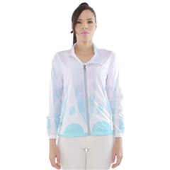 Pastel Eiffel s Tower, Paris Women s Windbreaker