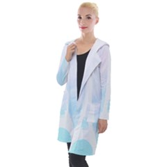 Pastel Eiffel s Tower, Paris Hooded Pocket Cardigan by Lullaby