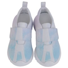 Pastel Eiffel s Tower, Paris Kids  Velcro No Lace Shoes by Lullaby