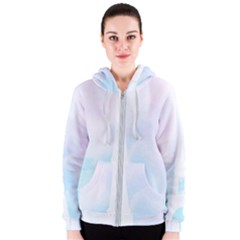 Pastel Eiffel s Tower, Paris Women s Zipper Hoodie