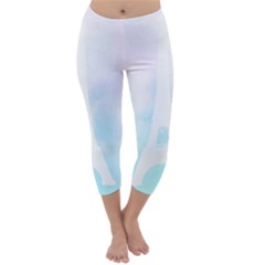 Pastel Eiffel s Tower, Paris Capri Winter Leggings  by Lullaby