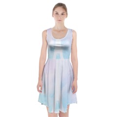 Pastel Eiffel s Tower, Paris Racerback Midi Dress by Lullaby