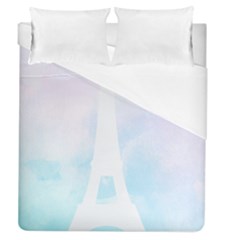 Pastel Eiffel s Tower, Paris Duvet Cover (queen Size) by Lullaby