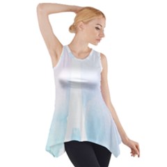 Pastel Eiffel s Tower, Paris Side Drop Tank Tunic by Lullaby