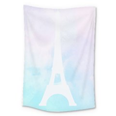 Pastel Eiffel s Tower, Paris Large Tapestry