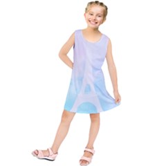 Pastel Eiffel s Tower, Paris Kids  Tunic Dress by Lullaby