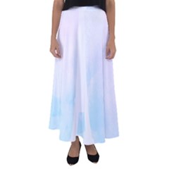 Pastel Eiffel s Tower, Paris Flared Maxi Skirt by Lullaby