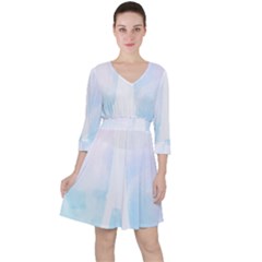 Pastel Eiffel s Tower, Paris Ruffle Dress by Lullaby