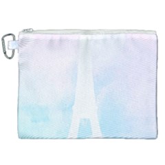 Pastel Eiffel s Tower, Paris Canvas Cosmetic Bag (xxl) by Lullaby