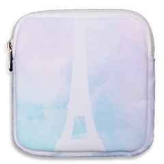 Pastel Eiffel s Tower, Paris Mini Square Pouch by Lullaby