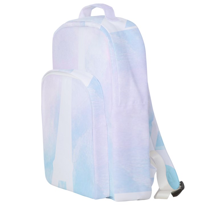 Pastel Eiffel s Tower, Paris Double Compartment Backpack