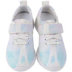 Pastel Eiffel s Tower, Paris Kids  Velcro Strap Shoes by Lullaby