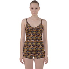 42 Targa Florio Tie Front Two Piece Tankini by ArtworkByPatrick