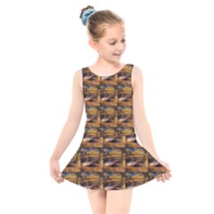 42 Targa Florio Kids  Skater Dress Swimsuit by ArtworkByPatrick