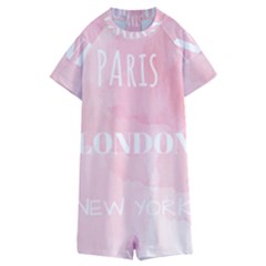 Paris Kids  Boyleg Half Suit Swimwear by Lullaby