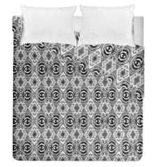 Black White 6 Duvet Cover Double Side (queen Size) by ArtworkByPatrick