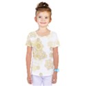 Christmas gold stars snow flakes  Kids  One Piece Tee View1