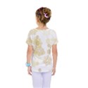 Christmas gold stars snow flakes  Kids  One Piece Tee View2