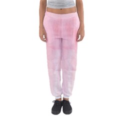 Pink Blurry Pastel Watercolour Ombre Women s Jogger Sweatpants by Lullaby