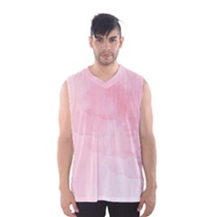 Pink Blurry Pastel Watercolour Ombre Men s Sportswear by Lullaby