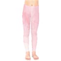 Pink blurry pastel watercolour ombre Kids  Legging View1