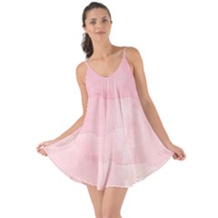 Pink Blurry Pastel Watercolour Ombre Love The Sun Cover Up by Lullaby