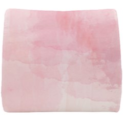 Pink Blurry Pastel Watercolour Ombre Seat Cushion