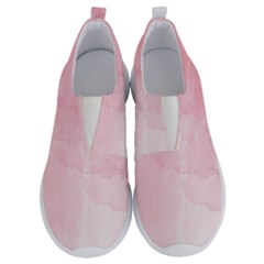 Pink Blurry Pastel Watercolour Ombre No Lace Lightweight Shoes by Lullaby