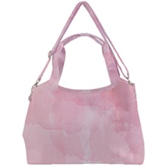 Pink Blurry Pastel Watercolour Ombre Double Compartment Shoulder Bag by Lullaby