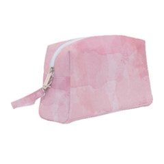 Pink Blurry Pastel Watercolour Ombre Wristlet Pouch Bag (medium) by Lullaby